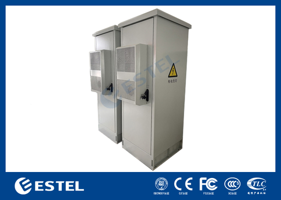 IP55 22U Outdoor Battery Cabinet with Embedded 9KW 48VDC Rectifier Power System for Telecom Applications