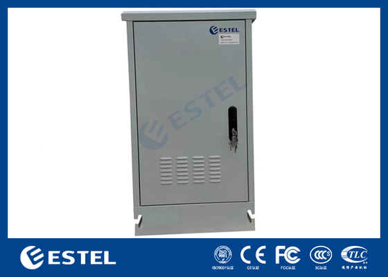 IP55 22U Outdoor Battery Cabinet with Embedded 9KW 48VDC Rectifier Power System for Telecom Applications