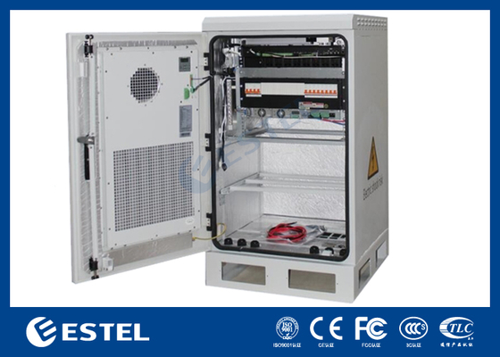 12U Anti-Corrosion Powder Coating Outdoor Wall-Mount Cabinet with Anti-Theft Three-Point Lock