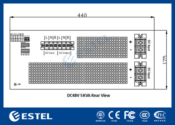 Energy-saving Telecom Rectifier System for DC 48V Output Voltage and Maximum Input Current of 7.5A