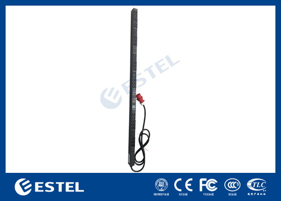 19 Outlets, Intelligent Protocols PDU, Surge Protection, 16A/250V Capacity, and Flat Plug Design for Reliable Server Rack Power Distribution and Equipment Safety.