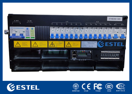 Outdoor Telecom Cabinet With 18kW Telecom Power System, DC Power Supply Rectifiers Telecom Equipment Cabinet