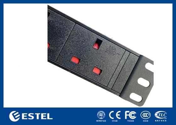 1U 19 Inch Rack Mount Power Distribution Industrial Grade PDU for Server and Network Equipment