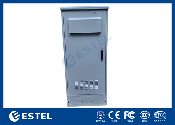 Outdoor 19-Inch Rack Cabinet 32U IP65 Rating with Cooling Fans LED Lighting Security for Telecommunications and Industrial Applications