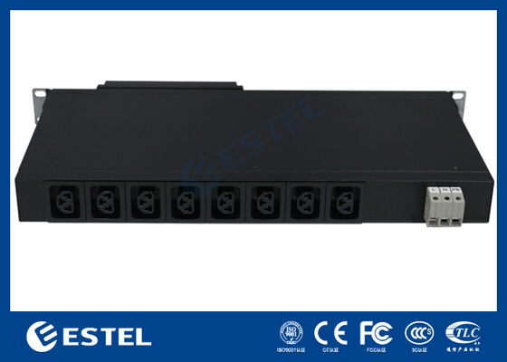 Smart Power Distribution Unit Designed for Space Utilization in Rack Mounted Environments with Compact 1U Size form Factory