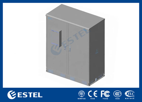 IP65 42U Dual Compartment Outdoor Electrical Cabinet SUS316 Stainless Steel Construction