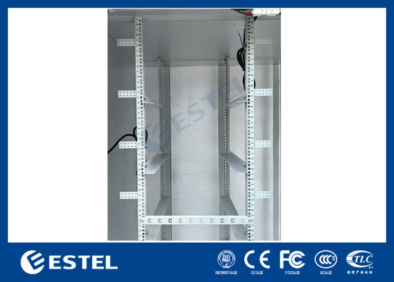 IP65 42U Dual Compartment Outdoor Electrical Cabinet SUS316 Stainless Steel Construction