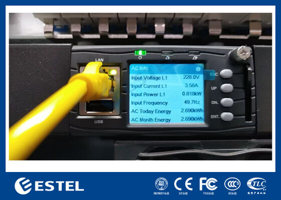 ET300 Telecom Grade Solar Programmable Hybrid Rectifier Power with AI DI DO
