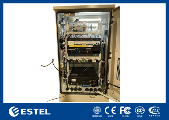 24U Outdoor Telecom Rectifier Cabinet with 12kw DC Power Distribution
