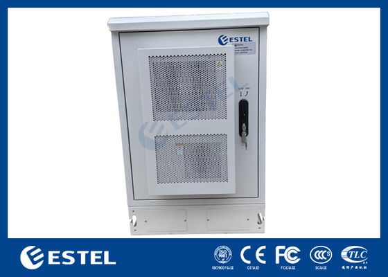 16U Outdoor Cabinet for Telecommunication Infrastructure with Air Conditioner Cooling