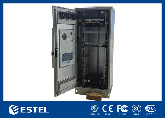 40U Outdoor Telecommunication Intelligent Power Cabinet with Air Conditioner Cooling