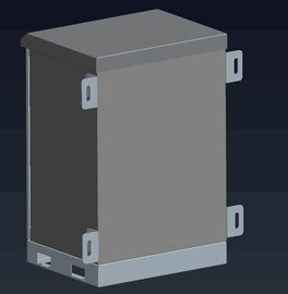 Anti-corrosion Powder Coating Outdoor Wall Mount Cabinet Equipped With Cabinet Lock Anti-theft Three Point Lock