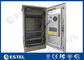 Waterproof 24U Single Wall Insulated Outdoor Telecom Cabinet  / Temperature Control Box