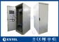 Heat Insulated Single Wall Steel Outdoor Telecom Cabinet With DC Air Conditioner, Power distribution Unit