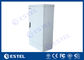 IP65 Outdoor Communication Cabinets , Optical Fiber Cabinet 19" 20U With Cable Organizer