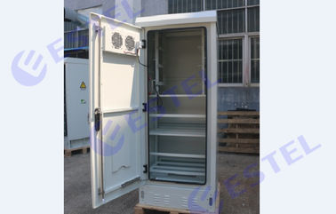 IP55 Outdoor Electronic Equipment Enclosures , Outdoor Data Cabinet Copper Bar