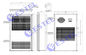 DC48V 180W/K Enclosure Heat Exchanger IP55 R134A Refrigerant Embeded Mounting
