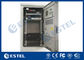 Front Access Outdoor Telecom Cabinet IP55 Galvanized Steel With UPS PDU EMS