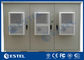 Three Compartment Waterproof Telecom Equipment Outdoor Cabinet Galvanized Steel