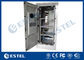 Double Wall Outdoor Telecom Cabinet 19" Rack Mount One Compartment With Two Doors
