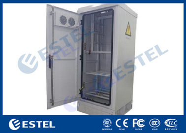 Theftproof Outdoor Power Battery Cabinet IP55 Galvanized Steel Single Wall