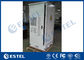 IP55 Outdoor Telecom Cabinet Single Layer Aluminum Sheet 2.5mm Thick Long Lifespan