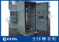 40u Galvanized Steel Outdoor Electronic Equipment Enclosures Front Rear Access
