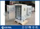 Three Point Lock Outdoor Telecom Cabinet IP55 Air Conditioner / Fans Cooling System