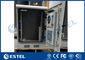 Galvanized Steel Outdoor Telecom Cabinet Heat Exchanger Cooling 19”Equipment Rack