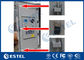 Air Conditioner Cooling Outdoor Telecom Cabinet IP55 Anti Theft Three Point