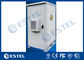 Double Wall Outdoor Telecom Cabinet Galvanized Steel For Electronic Equipment / Batteries