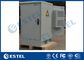 Galvanized Steel Outdoor Telecom Cabinet Single Wall With Heat Insulation