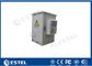 13U Outdoor Communication Cabinets Galvanized Steel Pole Mount With One Front Door