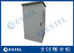 Fans Cooilng Outdoor Telecom Cabinet Galvanized Steel Single Wall With Front Access