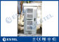Two Air Conditioners Cooling 42U Outdoor Equipment Cabinet