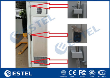 Galvanized Steel 19" Rack IP55 Outdoor Electronics Cabinet