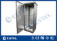 19" Rack IP55 Galvanized Steel Outdoor Telecom Cabinet