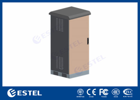 28U Single Wall Anticorrosive Outdoor Telecom Cabinet Theftproof