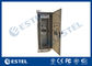 Stainless Steel IP65 37U Outdoor Telecom Cabinet Double Air Conditioning Cooling