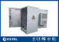 500W IP55 Double Door Outdoor Telecom Cabinet Single Wall With Insulation