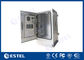 16U Anti Theft Outdoor Telecom Cabinet Weatherproof Galvanized Steel