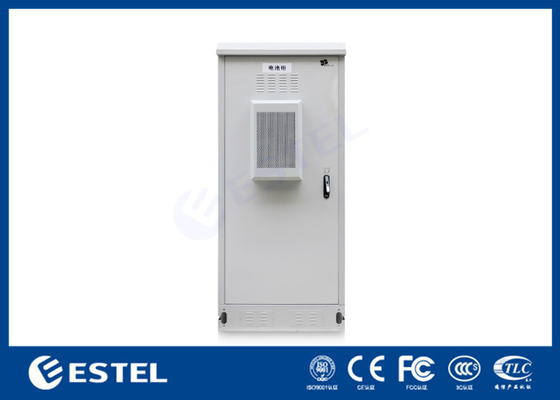 Four Shelf Outdoor Battery Cabinet With Cooling