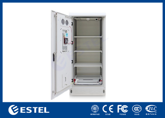 Four Shelf Outdoor Battery Cabinet With Cooling