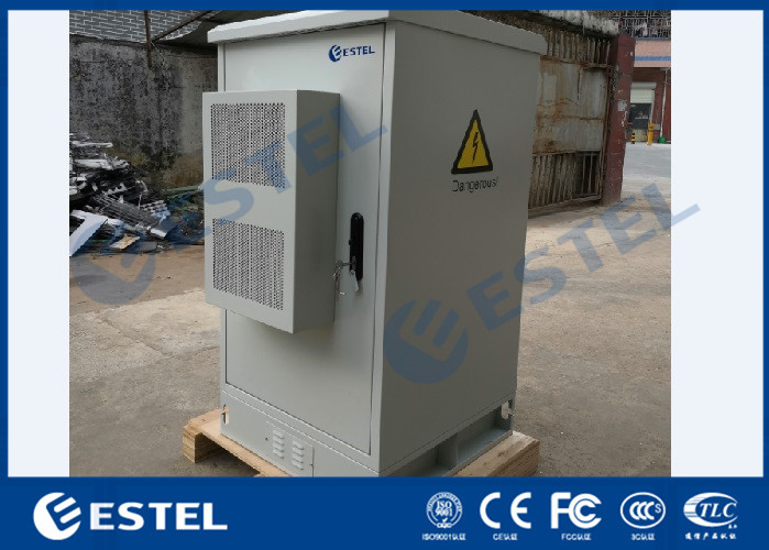 Outdoor Telecom Rack Lock Floor Mounting Type Outdoor Telecom Cabinet DC 48V Anti - Theft Three ...