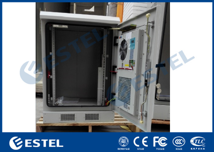 Galvanized Steel Outdoor Telecom Cabinet Heat Exchanger Cooling 19 ...