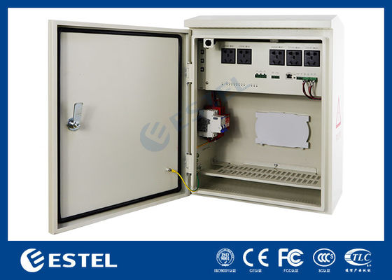 Outdoor Panel Setup Remote Outdoor Pole Mount Cabinet With Real-Time Video Monitoring And Remote ...