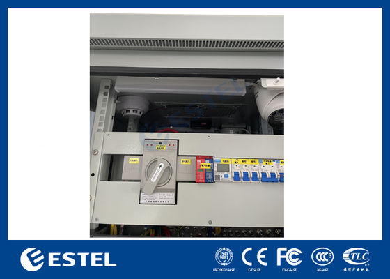 Galvanized Sheet Outdoor Telecom Cabinet with ATS Battery and Camera ...