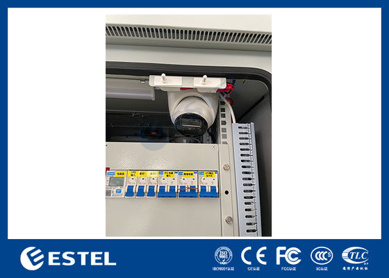 Galvanized Sheet Outdoor Telecom Cabinet with ATS Battery and Camera ...