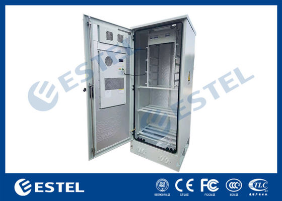 Temperature Control Outdoor Power Enclosure Weatherproof Data Cabinet