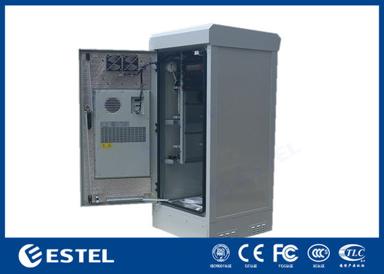 Double Door IP55 Weatherproof Data Cabinet 1200W Air Conditioner